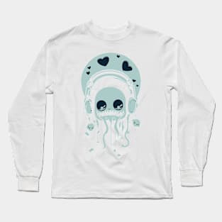 horror and cute  eyes fantastic and gotic graphic design ironpalette Long Sleeve T-Shirt